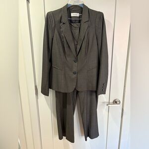 Calvin Klein Charcoal Women’s Two Piece Suit